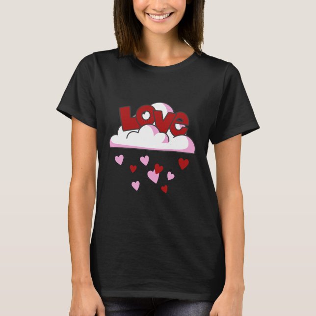Liebe zum Valentinstag T-Shirt (Vorderseite)