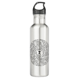 LIEBE zum WORKOUT - Crossfit-Inspirierter Entwurf Edelstahlflasche