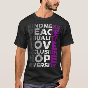 Liebe zur Gütegleichheit LGBTQ Asexual Flag Ace Pr T-Shirt