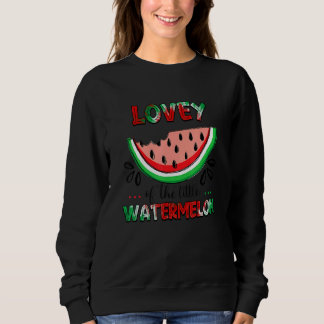 Liebe zur kleinen Wassermelone Sommermatching Fam Sweatshirt