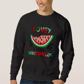 Liebe zur kleinen Wassermelone Sommermatching Fam Sweatshirt