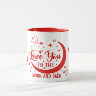 Liebe zur Tasse Mond und zurück