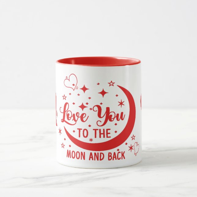Liebe zur Tasse Mond und zurück (Zentrum)