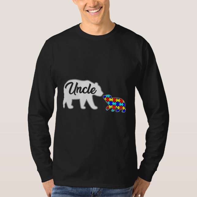Liebe zur Unterstützung der Bärenautismus-Sensibil T-Shirt (Vorderseite)