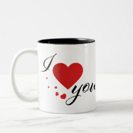 Liebe Zweifarbige Tasse