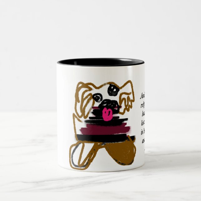 Liebe Zweifarbige Tasse (Mittel)