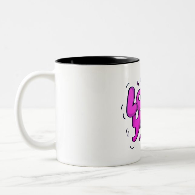 Liebe Zweifarbige Tasse (Links)