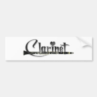 LiebeClarinet des Clarinet-I Autoaufkleber