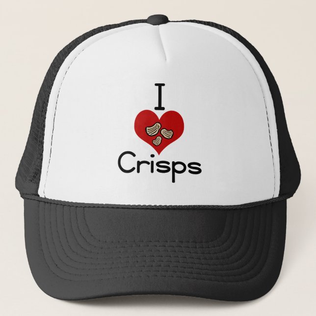 Liebeherz I Chips Truckerkappe (Vorderseite)
