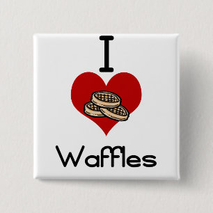 Liebeherz I Waffeln Button