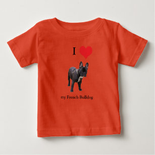 Liebeherz-Säuglings-Strampler der französischen Baby T-shirt