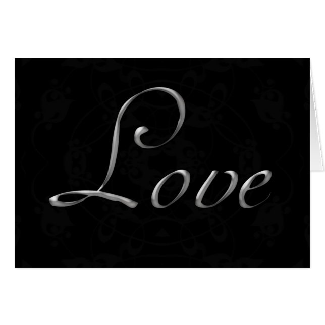 Liebekarte (Vorderseite (Horizontal))