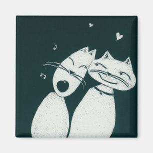Liebekatzen Magnet