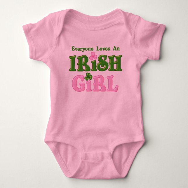 Lieben an Irish Girl Baby Strampler (Vorderseite)