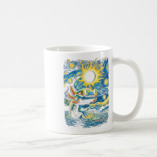 Lieben Axolotls Solar Eclipse Vintage Sternenzeit Kaffeetasse