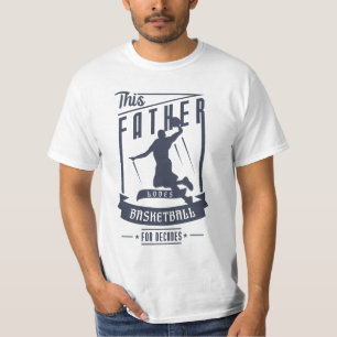 Lieben Basketball für Vatertag T-Shirt