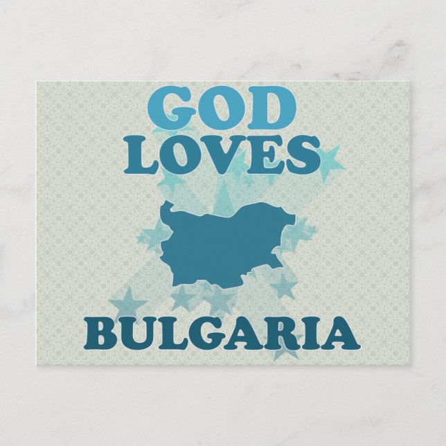 Lieben Bulgarien Postkarte (Vorderseite)