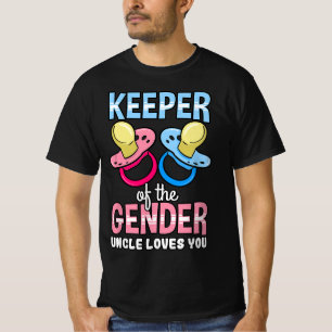 Lieben des Geschlechts Ihr Baby Dusche T-Shirt