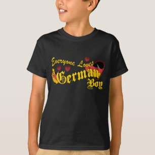 Lieben ein Deutsch-Jungen-Kinder T-Shirt