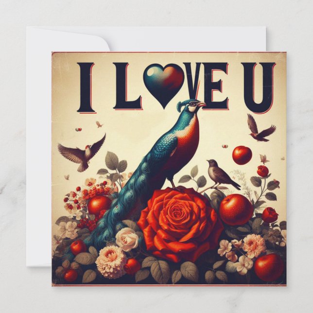 Lieben Feiertagskarte (Vorderseite)