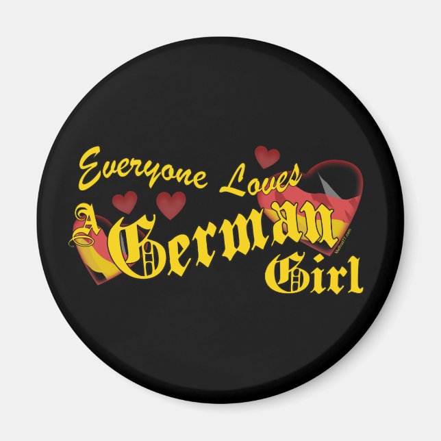 Lieben German Girl Magnet (Vorne)