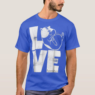 Lieben Hamster Niedlich Hamster Mama Vater T-Shirt