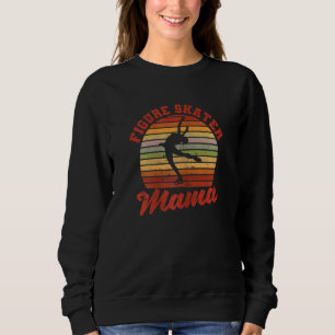 Lieben Ice Skaten Mama Niedlich Skate Abbildung Sk Sweatshirt
