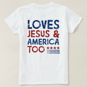 Lieben Jesus und Amerika zu Shirt