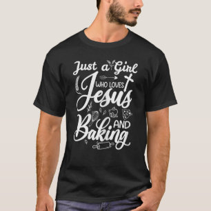 Lieben Jesus und backen Kekse Kuchen Backwanne T-Shirt