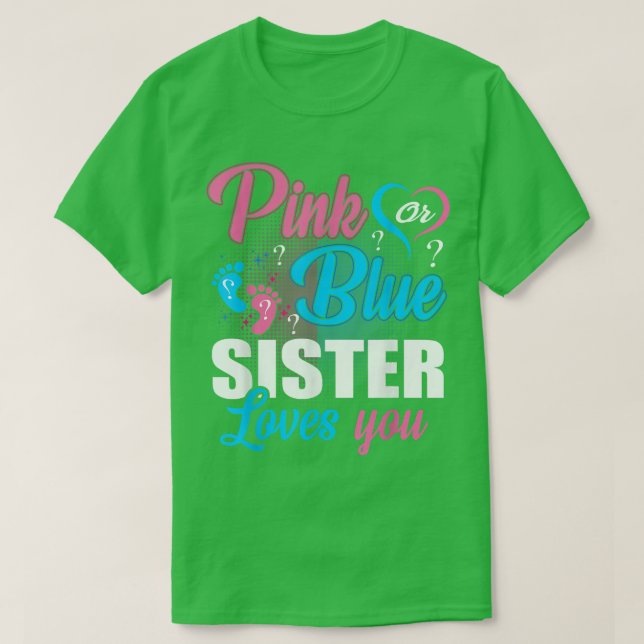 Lieben mit rosa oder blauer Schwanzlanze Sie Gesch T-Shirt (Design vorne)