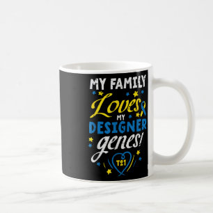 Lieben My Genes T21 Down Syndrome Awareness Kaffeetasse