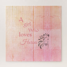 Lieben Pferde Skript Rosa Pferd Girly Glam