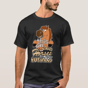 Lieben Pferde und Mama von Pferden T-Shirt