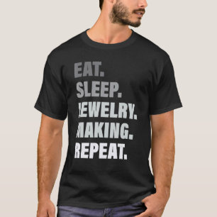 Lieben wiederholen Prozess essen Schlafschmuck mac T-Shirt
