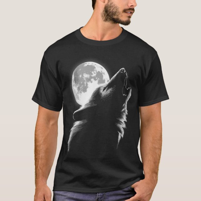 Lieben Wolfen Wolfsmond 3 T-Shirt (Vorderseite)