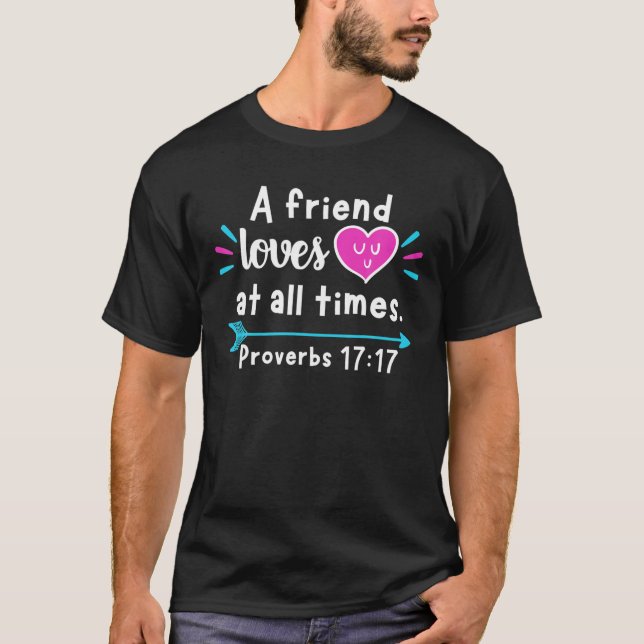 Lieben zu jeder Zeit sprichwörtlich 17:17 T-Shirt (Vorderseite)