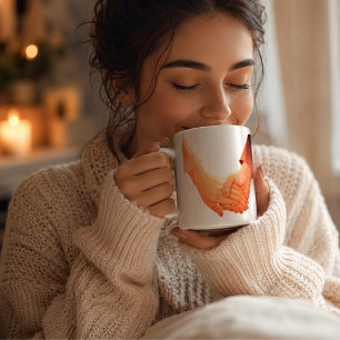  Liebende, die Händchen halten, Ehefrau & Ehemann  Jumbo-Tasse