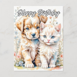 Liebende Freunde für immer Postkarte