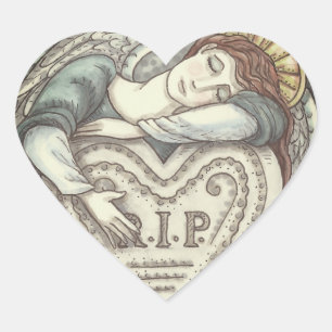 LIEBENDE GARDISCHE ANGEL FRIEDHOF STICKERS Hrt SHE