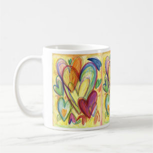 Liebende Heilung Herz Art Tasse Kaffee