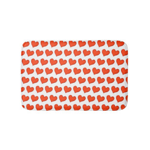 Liebende Herzen Bath Mat Badematte