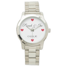 Liebende Herzen Hochzeit Armbanduhr