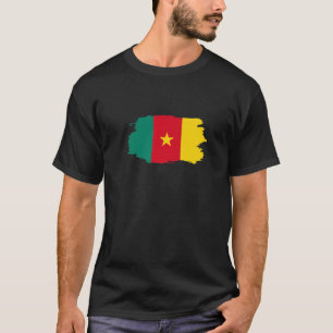 Liebende Kameruner Flagge Patriotischer Kamerunisc T-Shirt