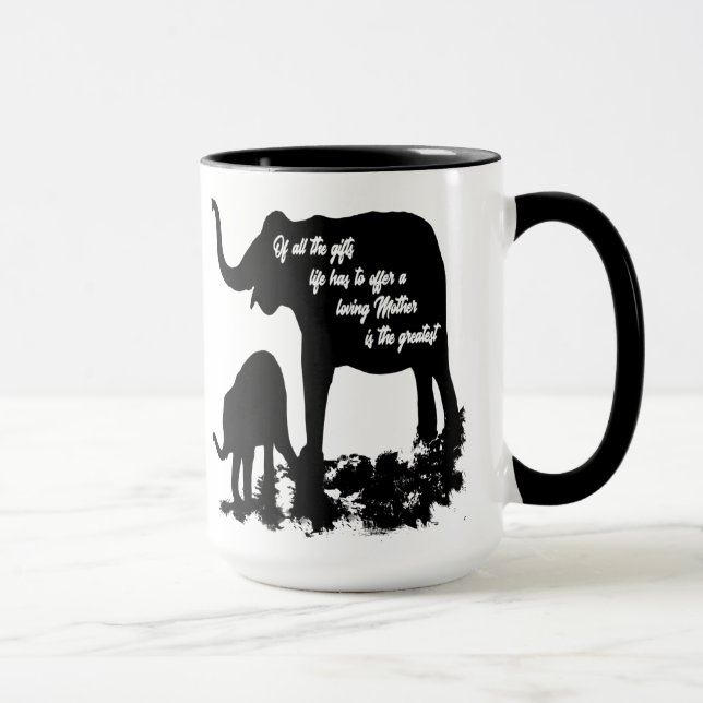 Liebende Zitatelefonisten Tasse (Rechts)