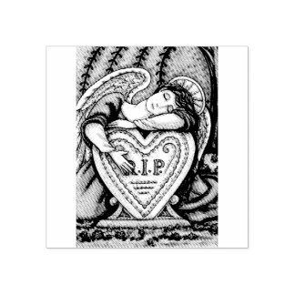 LIEBENDER GARDISCHER ANGEL-FRIEDHOF, GRAVIERE RUBB GUMMISTEMPEL