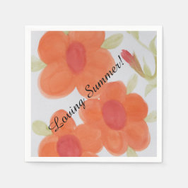 Liebender Sommer Napkin Serviette