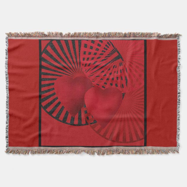 Liebendes Herz Decke (Vorderseite)