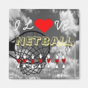 LiebeNetball des Spieler-Positions-und Magnet