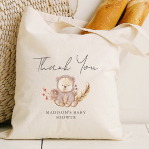 Liebenswerte Boho-Botanik-Süße-Teddy-Baby-Party Tragetasche