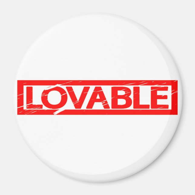 liebenswerte Briefmarke Magnet (Vorne)